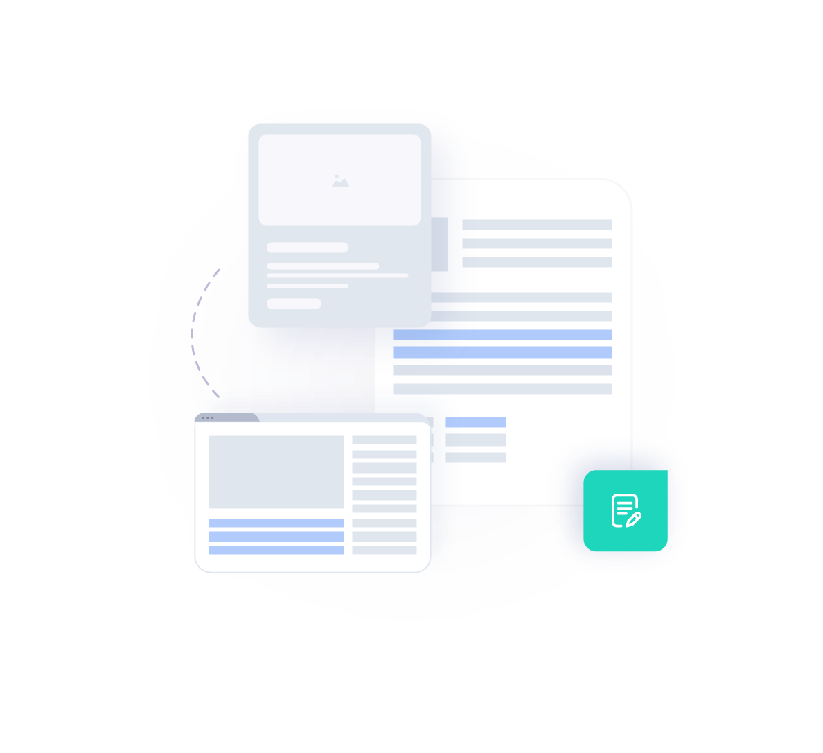 data location & markeup